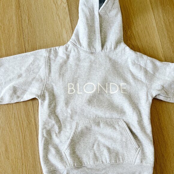 Brunette the Label BLONDE Hoodie Grey - Size S/M - Picture 4 of 4